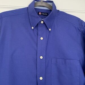Chaps Classic Fit Oxford Shirt - Blue
